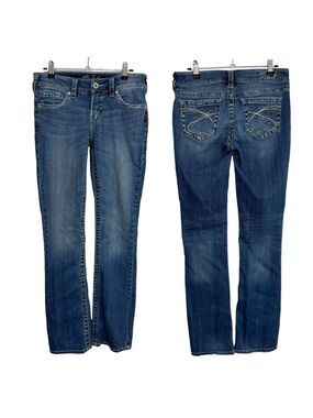 Silver Jeans Aiko Bootcut Womens 28/33 Medium Wash Blue Denim Casual VGUC